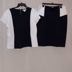 Liz Claiborne size large 2 piece skirt suit